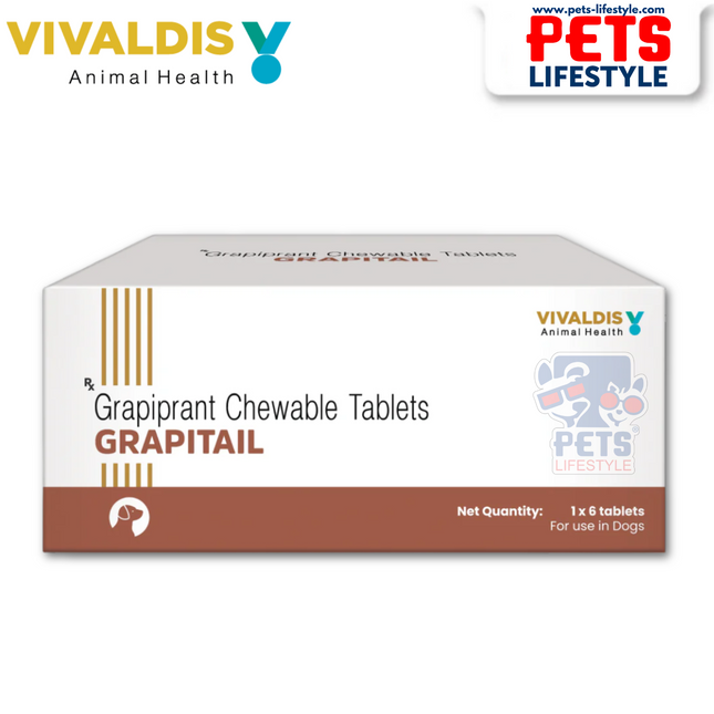 Grapitail Tablets  Vivaldi Grapitail Grapiprant Chewable   (1x6 Tablets)
