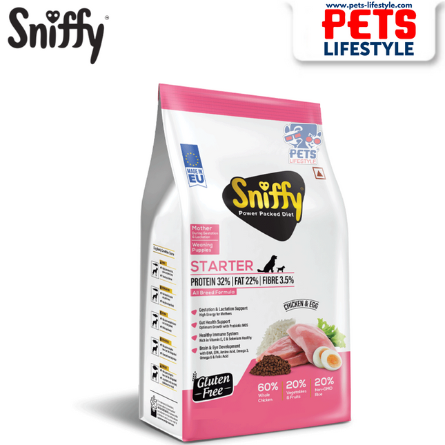 Sniffy Starter – Power-Packed Diet for Mothers & Weaning Puppies