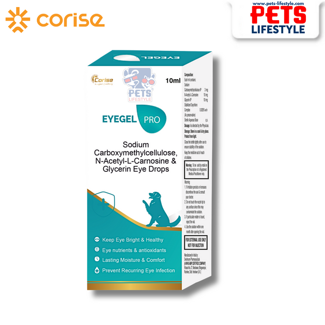 Eyegel Pro Eye Care for Dogs & Cats – Antioxidant Moisture Formula for Healthy Eyes