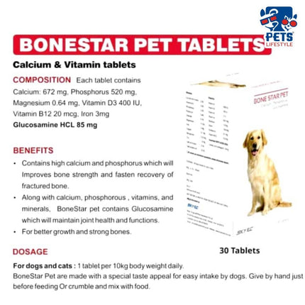 BONESTAR PET TABLETS