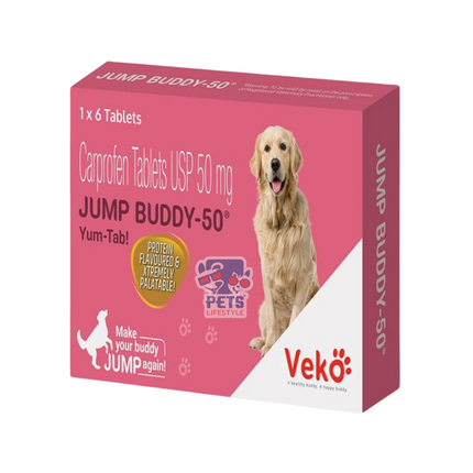 Veko Jump Buddy 50mg Tablet for Dogs (6 tablets)