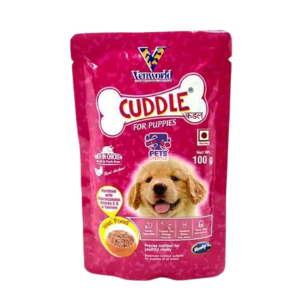 Venkys Cuddle Puppies Wet Food 100gm