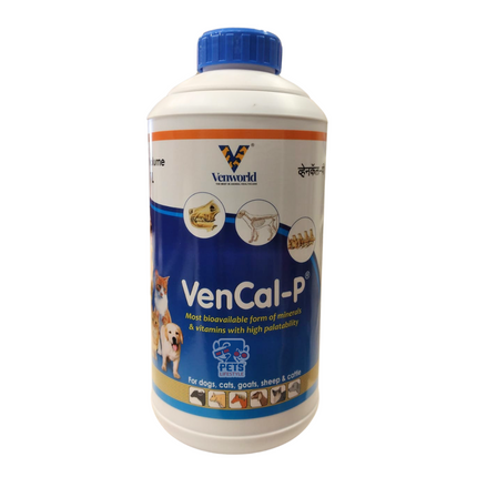 Venkys Vencal P Syrup Calcium Supplement for Dogs 1 L