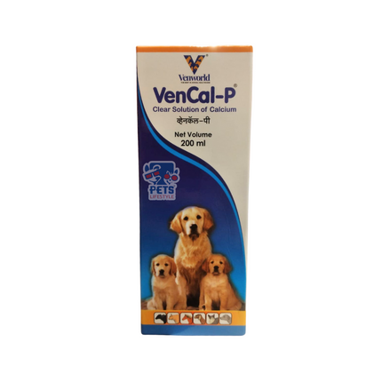 Venkys Vencal P Syrup Calcium Supplement for Dogs 200ml