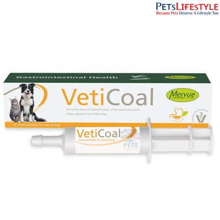 VetiCoal charcoal paste for cats and dogs close-up