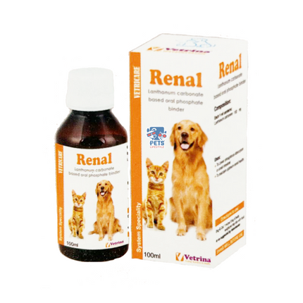 Vetrina Vetricare Renal Syrup for Dogs and Cats (100ml)