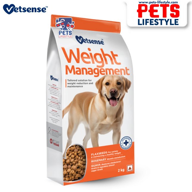 Vetsense Weight Management Dog Food (2 kg) Veterinary Diet for Obesity & Weight Management