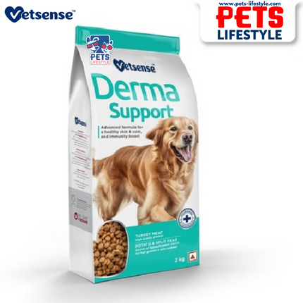 Vetsense Derma Support (2 kg) Advanced Skin & Coat Care Formula for Dogs