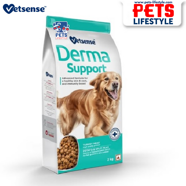 Vetsense Derma Support (2 kg) Advanced Skin & Coat Care Formula for Dogs