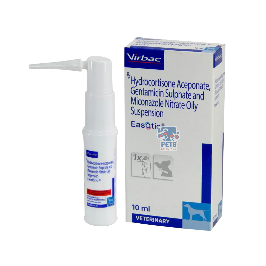 Buy Virbac Easotic Ear Drops (10ml) at Best Price In India