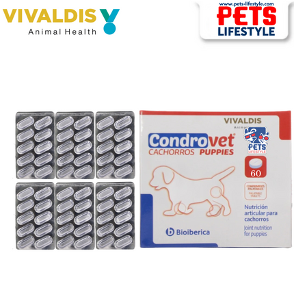 Vivaldis CONDROVET Puppies – Joint Nutrition Supplement for Growing Puppies