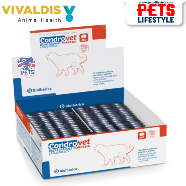Condrovet® Force HA Tablets for (Large Breed) Advanced Joint Supplement for Dogs