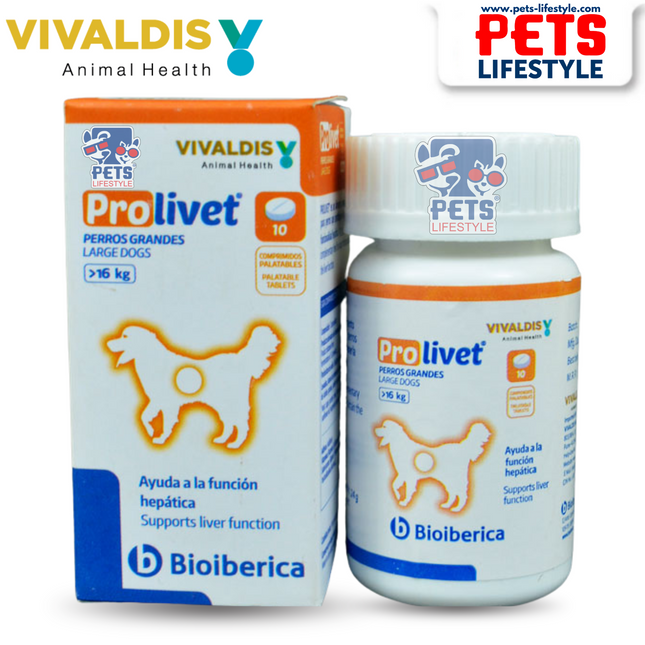 Vivaldis Prolivet Tablet for Large Dogs (Above 15kg) – 10 Tablets