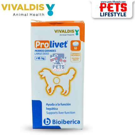 Vivaldis Prolivet Tablet for Large Dogs (Above 15kg) – 10 Tablets