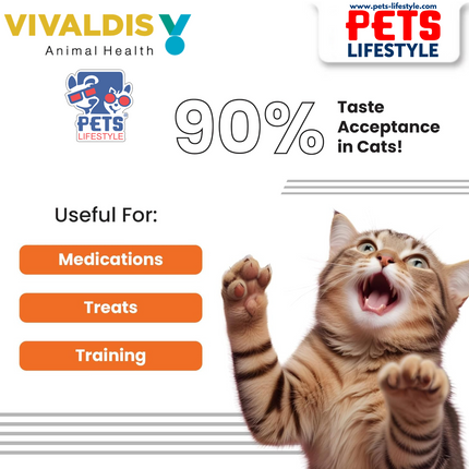 VIVALDIS Easy Pill Giver for Cats – Pill Pocket Bars (3 x 10g)