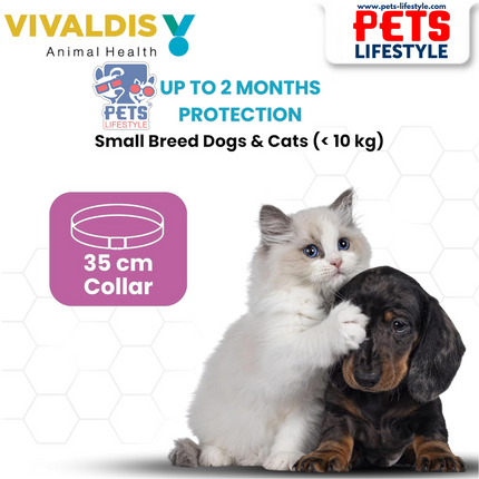 Vivaldis Atopivet Collar for Cats and Small,Medium and Large Dogs