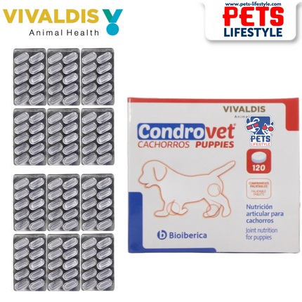Vivaldis CONDROVET Puppies – Joint Nutrition Supplement for Growing Puppies