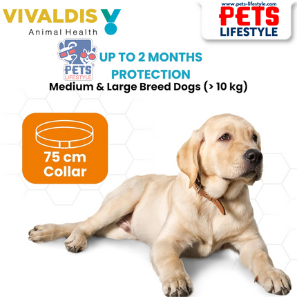 Vivaldis Atopivet Collar for Cats and Small,Medium and Large Dogs