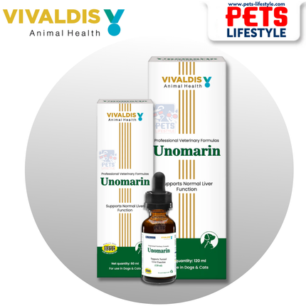 Vivaldis Unomarin Syrup Liver Support for Dogs and Cats