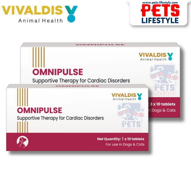 Vivaldis Omnipulse Tablets – Complete Cardiac Support for Dogs & Cats