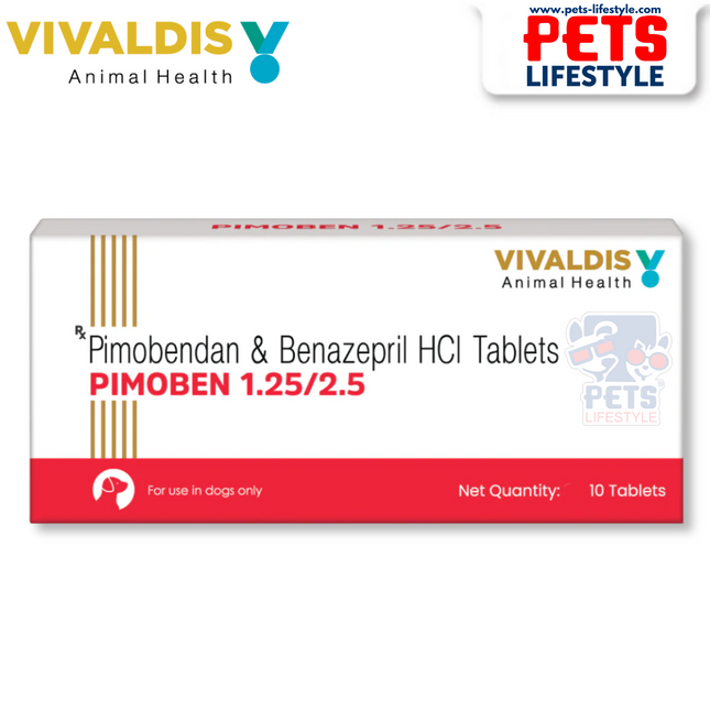 PIMOBEN 1.25/2.5 mg Tablets – Dual-Action Heart Support for Dogs