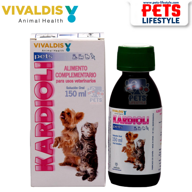 Vivaldis KARDIOLI Cardiac Supplement for Dogs & Cats – 150 ml