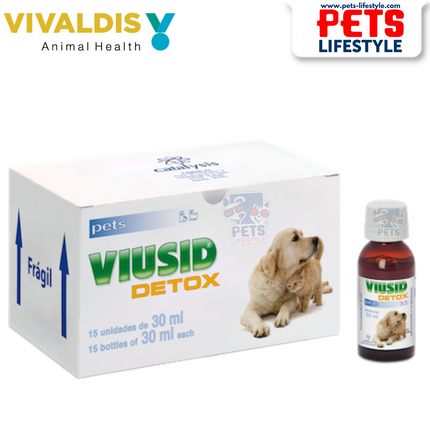 Vivaldis Viusid Detox Oral Supplement for Dogs & Cats – 150 ml