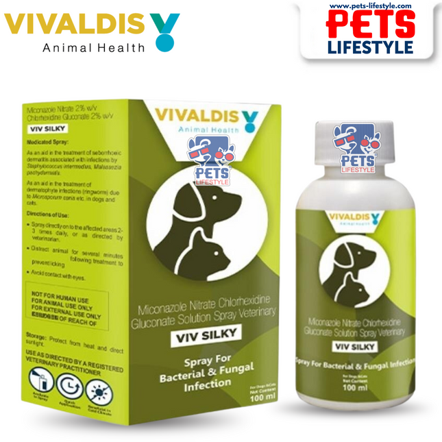 Vivaldis VIV SILKY Spray (100 ml) Antibacterial & Antifungal