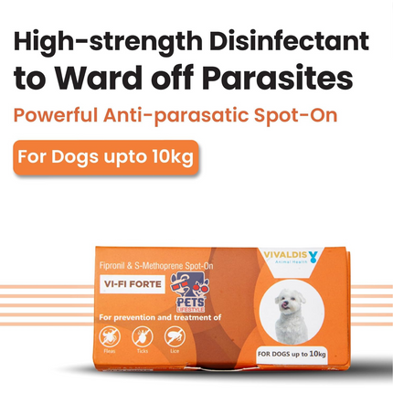 VIVALDIS VI-FI Forte Spot-On – Anti-Flea & Tick Solution for Pets