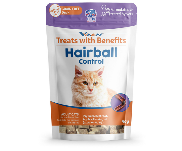 grain free anti hairball cat treats