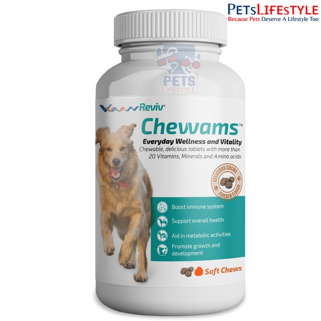 Vvaan Chevvams chewable multivitamin supplement for dogs