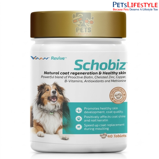 Vvaan Naturals Schobiz 40 Tablets for Dogs and Puppies