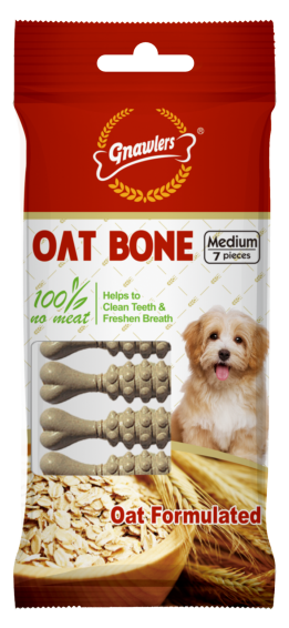 Gnawlers Oat Bone (60 gms) - 7 pcs in 1
