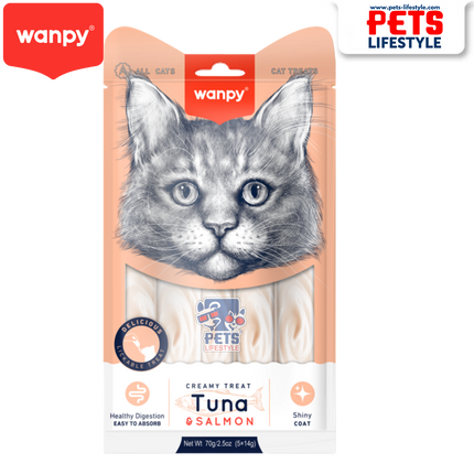 Wanpy Creamy Treat – Tuna & Salmon (70g)