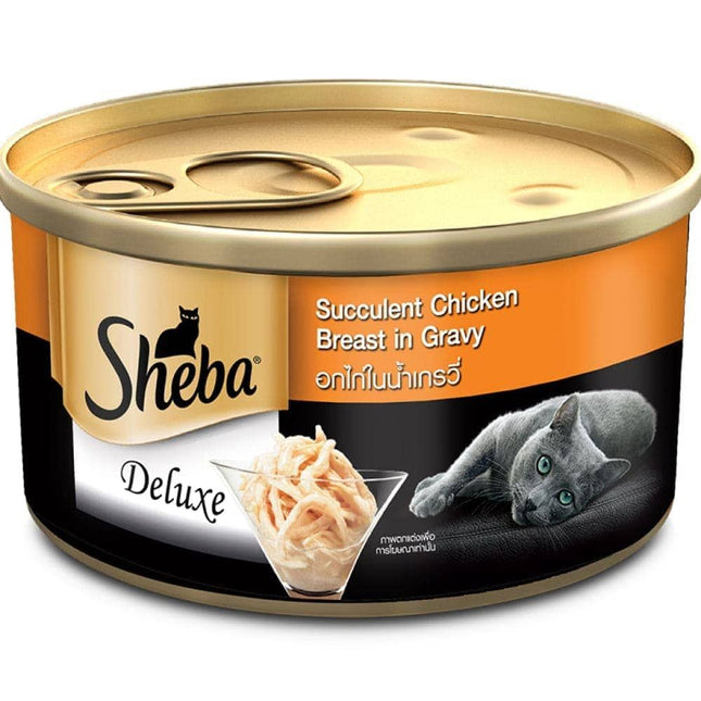 Sheba Complete Nutrition Succulent Chicken Breast In Gravy Cat Wet Food- 85gm
