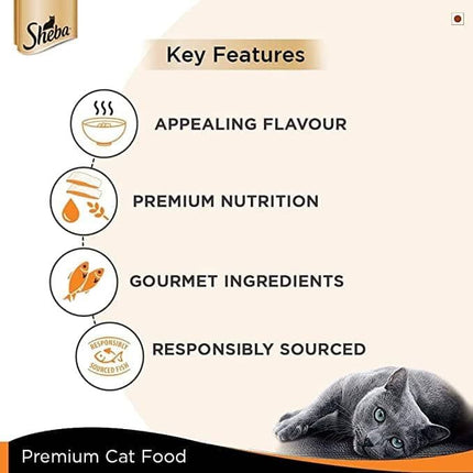 Sheba Complete Nutrition Succulent Chicken Breast In Gravy Cat Wet Food- 85gm