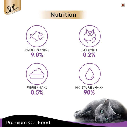 Sheba Pure Tuna Filets in Jelly Premium Cat Wet Food- 85gm