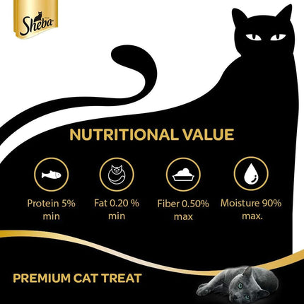 Sheba Tuna & Tuna Seafood Maguro Selection Melty Premium Cat Treats- 48gm