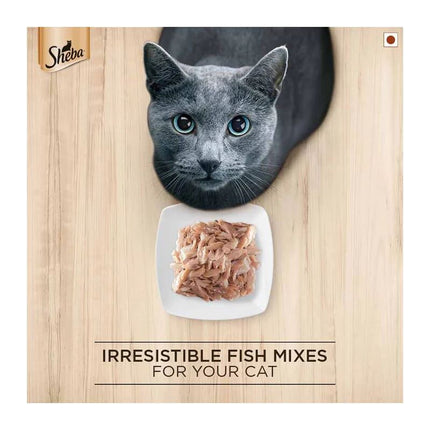 Sheba Fish with Sasami Premium Cat Wet Food- 35gm