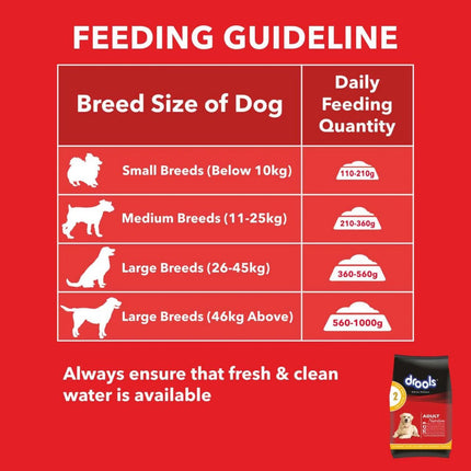 Drools Chicken and Egg Adult Dog Dry Food