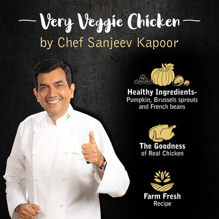 Drools Gourmet Bites Sanjeev Kapoor Recipe Very Veggie Chicken Adult Dog Wet Food
