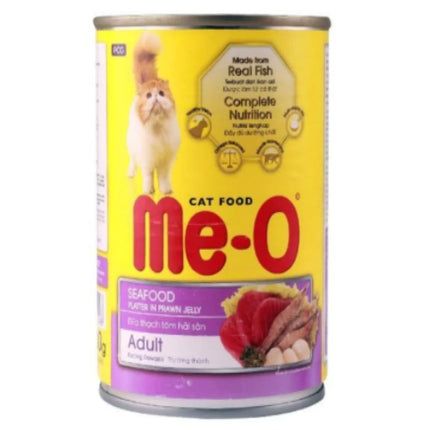 Me O Seafood Platter in Prawn Jelly Canned Adult Cat Wet Food