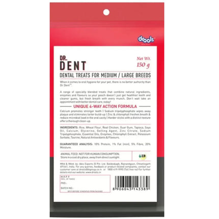 Drools Dr.Dent Oral Care Stick Dog Treats