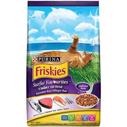 Purina Friskies Surfin Favourites Adult Dry Cat Food