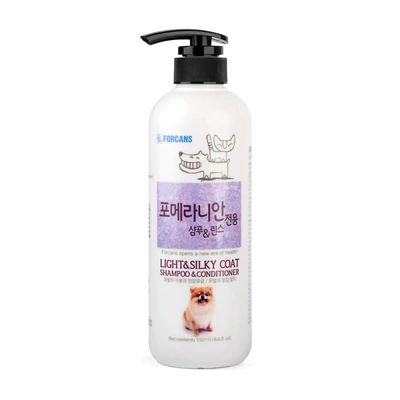 Forcans Light & Silky Coat Dog Shampoo & Conditioner 550ml