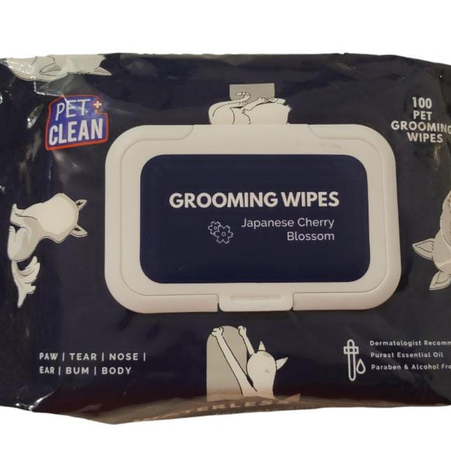 CORE CLEAN Pet Grooming Wipes for Paw Tear Nose Ear Bum Body Cleaning Wipes For Pets Pet Ear Eye Wipes  (Pack of 100)