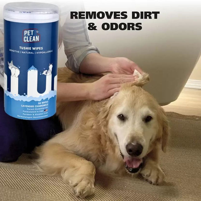 CORE CLEAN Pet Tushie Wipes for Dogs, Cats, Puppies & Kittens Pet Ear Eye Wipes  (Pack of 50)