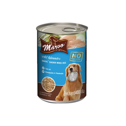 Marvo Wet Food Gravy for Dogs with Chicken Mixed Rice-400g