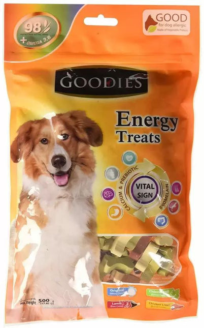 Goodies Energy Treats Bone Shaped for Dogs 500g