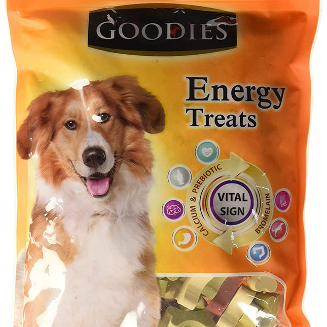Goodies Energy Treats Bone Shaped For Adult Dogs, Lamb Flavour, 125 G
